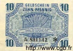 10 Pfennig DEUTSCHLAND Coblenz 1947 PS.1005 fST