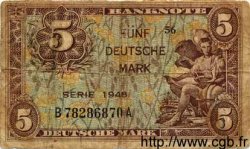 5 Deutsche Mark GERMAN FEDERAL REPUBLIC  1948 P.04a G