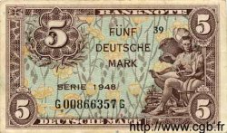 5 Deutsche Mark Remplacement GERMAN FEDERAL REPUBLIC  1948 P.04a SS