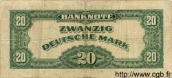 20 Deutsche Mark GERMAN FEDERAL REPUBLIC  1948 P.06a S