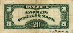 20 Deutsche Mark GERMAN FEDERAL REPUBLIC  1948 P.06a q.BB