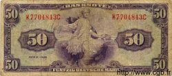 50 Deutsche Mark GERMAN FEDERAL REPUBLIC  1948 P.07a RC+
