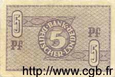 5 Pfennig GERMAN FEDERAL REPUBLIC  1948 P.11a VF+