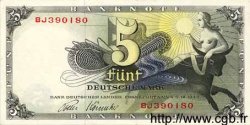 5 Deutsche Mark GERMAN FEDERAL REPUBLIC  1948 P.13i VZ to fST