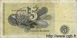 5 Deutsche Mark GERMAN FEDERAL REPUBLIC  1948 P.13f MB