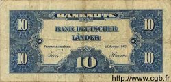 10 Deutsche Mark GERMAN FEDERAL REPUBLIC  1949 P.16a G