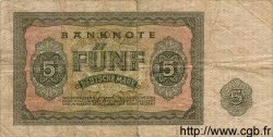 5 Deutsche Mark ALLEMAGNE RÉPUBLIQUE DÉMOCRATIQUE  1955 P.17 B