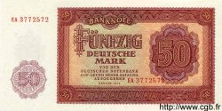 50 Deutsche Mark REPúBLICA DEMOCRáTICA ALEMANA  1955 P.20a FDC