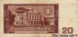20 Mark ALLEMAGNE RÉPUBLIQUE DÉMOCRATIQUE  1964 P.24a TB