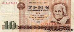 10 Mark GERMAN DEMOCRATIC REPUBLIC  1971 P.28b F