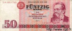 50 Mark GERMAN DEMOCRATIC REPUBLIC  1971 P.30a F
