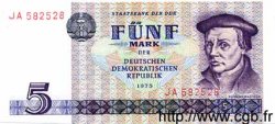 5 Mark GERMAN DEMOCRATIC REPUBLIC  1975 P.27a XF
