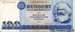 100 Mark GERMAN DEMOCRATIC REPUBLIC  1975 P.31a VF