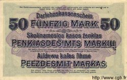 50 Mark GERMANIA Kowno 1918 P.R132 q.SPL