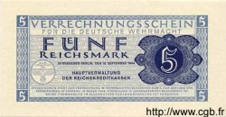 5 Reichsmark ALEMANIA  1944 P.M39 FDC