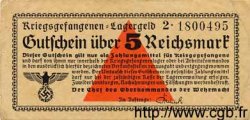 5 Reichsmark GERMANY  1939 R.520 VF