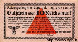 10 Reichsmark GERMANY  1939 R.521 VF+