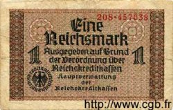 1 Reichsmark GERMANY  1940 P.R136 VG