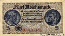 5 Reichsmark GERMANIA  1940 P.R138a MB