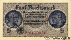 5 Reichsmark GERMANY  1940 P.R138a AU