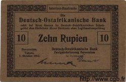 10 Rupien Deutsch Ostafrikanische Bank  1915 P.38a UNC-