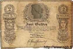 2 Gulden GERMANY  1849 PS.0141 VG