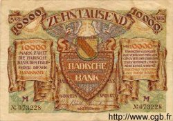 10000 Mark DEUTSCHLAND Mannheim 1923 PS.0910 SS