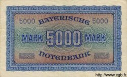 5000 Mark DEUTSCHLAND Munich 1922 PS.0925 fVZ