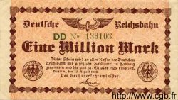 1 Million Mark GERMANY  1923 PS.1011 VF