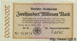 200 Millionen Mark GERMANIA  1923 PS.1018 SPL