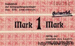 1 Mark DEUTSCHLAND Karlsruhe 1917 K.75 fST