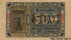 500 Mark ALEMANIA Berlin 1922 K.44 BC