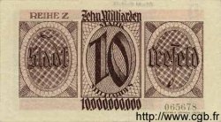 10 Milliarden Mark DEUTSCHLAND Crefeld 1923 K.912aa VZ+