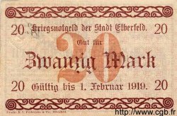 20 Mark GERMANY Elberfeld 1918 K.167a UNC-