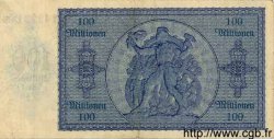 100 Millionen Mark DEUTSCHLAND Essen 1923 K.1429k fVZ