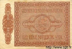 1 Million Mark DEUTSCHLAND Francfort 1923 K.1522c SS