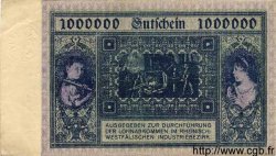 1 Million Mark DEUTSCHLAND Hambourg 1923 K.2106i fVZ