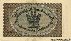 20 Milliarden Mark GERMANIA  1923 Rpr.35b q.SPL