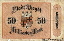 50 Milliarden Mark ALEMANIA Rheydt 1923 K.4561uQ RC+