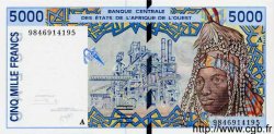 5000 Francs ESTADOS DEL OESTE AFRICANO  1998 P.113Ah FDC