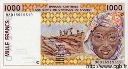 1000 Francs ESTADOS DEL OESTE AFRICANO  1998 P.311Ci FDC