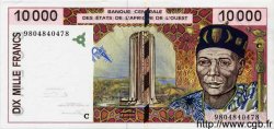 10000 Francs ESTADOS DEL OESTE AFRICANO  1998 P.314Cf SC+