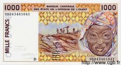 1000 Francs WEST AFRIKANISCHE STAATEN  1998 P.411Dh ST