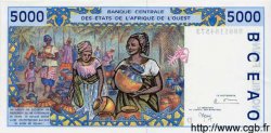 5000 Francs WEST AFRIKANISCHE STAATEN  1998 P.413Df fST+