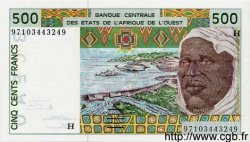 500 Francs WEST AFRICAN STATES  1998 P.610Hg UNC