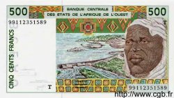 500 Francs STATI AMERICANI AFRICANI  1999 P.810Ti FDC