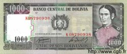 1000 Pesos Bolivianos BOLIVIEN  1982 P.167a ST