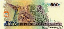 500 Cruzeiros sur 500 Cruzados novos BRAZIL  1990 P.226b UNC