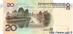 20 Yuan CHINA  1999 P.0899 UNC