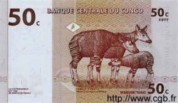50 Centimes REPúBLICA DEMOCRáTICA DEL CONGO  1997 P.084a FDC